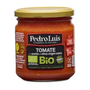 Tomate con Aceite de Oliva Virgen Extra Ecológico Pedro Luis sin Gluten 340 G.