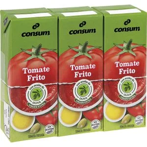 Tomate Frito Aceite Oliva Brik Pack de 3 3 X 200 Gr