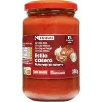 Tomate Frito Casero con Aceite de Oliva Eroski, Frasco 350 G