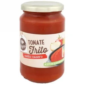 Tomate Frito con Aceite de Oliva Carrefour Tarro 350 G.