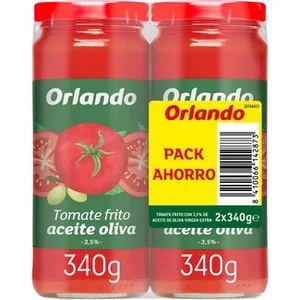 Tomate Frito en Aceite de Oliva Virgen Extra sin Gluten Pack 2 Orlando