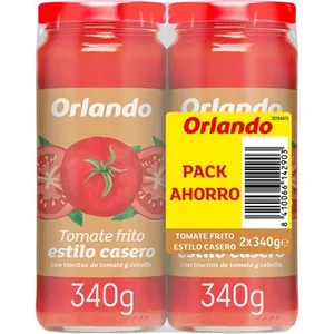 Tomate Frito Estilo Casero sin Gluten Pack 2 Orlando