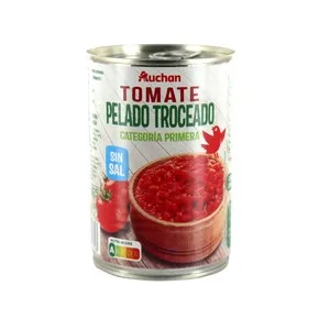 Producto Alcampo Tomate Troceado Lata de 390 G.