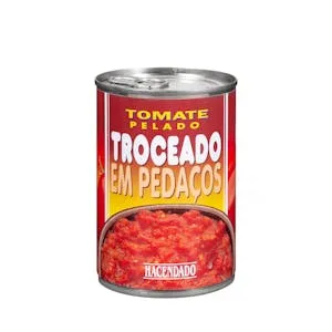 Tomate Troceado Pelado Hacendado 0.41 KG
