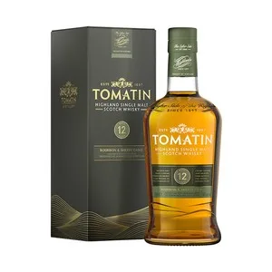 Tomatin Whisky Single Malt Escoces de 12 Años Botella 70 Cl. 700 ML
