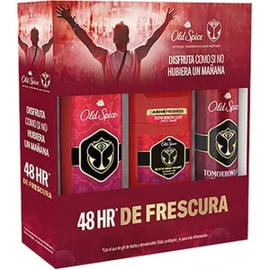 Tomorrowland Estuche con Gel de Ducha Frasco 250 Ml + Desodorante Stick 50 Ml OLD Spice