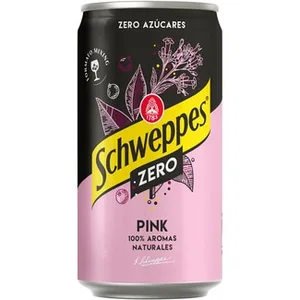 Tónica Rosa 100% Aromas Naturales  Schweppes Zero 25 CL