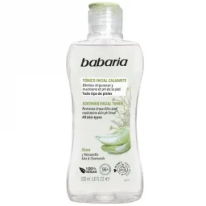 Tónico Facial Calmante Aloe Vera Babaria 200 Ml.