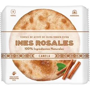 Tortas de Aceite con Canela 5 Unidades  Ines Rosales 150 G
