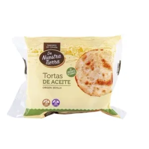 Tortas de Aceite de Nuestra Tierra sin Lactosa 180 G.