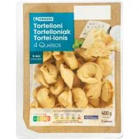 Tortellini 4 Quesos Familiar Eroski, Bandeja 400 G