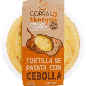 Tortilla de Patata con Cebolla Corral de Monegros