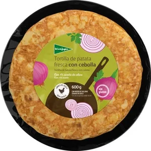 Tortilla de Patata con Cebolla sin Gluten 4 Raciones  el Corte Ingles 600 G