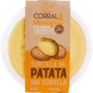 Tortilla de Patata sin Cebolla Corral de Monegros