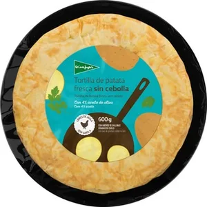 Tortilla de Patata sin Cebolla sin Gluten 4 Raciones el Corte Ingles