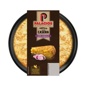 Palacios Tortilla Fresca Receta Casera con Espinacas y Aceite de Oliva Virgen Extra 300 G.