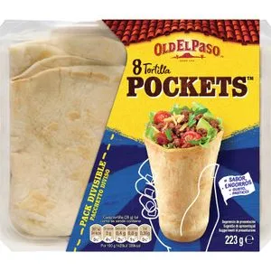 Tortilla Pocket Paquete 8 Unidades 223 Gr