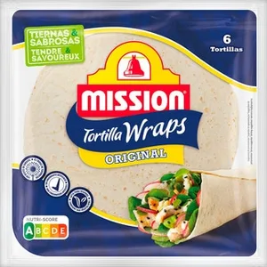 Tortilla Wraps Original 6 Tortillas Mission