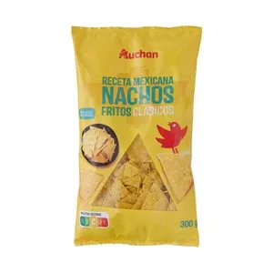 Producto Alcampo Tortillas Chips Sabor Natural (nachos Fritos de Maíz) 300 G