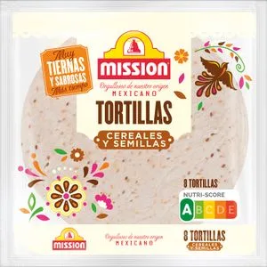 Tortillas con Cereales y Semillas 320 Gr