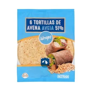 Tortillas de Avena 51% Hacendado 0.36 KG