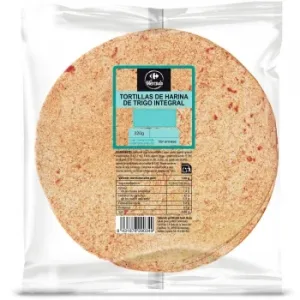 Tortillas de Harina de Trigo Integral Carrefour 320 G