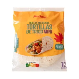 Producto Alcampo Mini Tortillas de Trigo Producto Alcampo 12 Uds. 300 G.