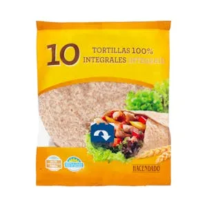 Tortillas de Trigo Integrales Hacendado 0.36 KG