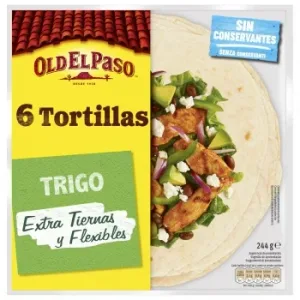 Tortillas de Trigo Old el Paso 244 G.