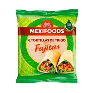 Mexifoods Tortillas Fajitas 6 Uds 240g 240 G