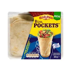 OLD el Paso Tortillas Pocket Mejicanas OLD el Paso 8 Uds. 223 G.