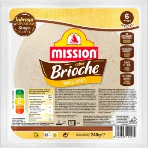 Tortillas Wraps Sabor Brioche Mission 240 G.