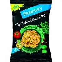 Tortita con Legumbres, Guisante, Tomate Bicentury, Bolsa 60 G