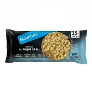 Tortitas de Lenteja al Toque de Sal Bicentury sin Gluten 70 G.