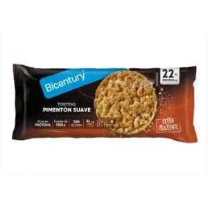 Tortitas de Maíz al Pimentón Suave Bicéntury sin Gluten 82 G.