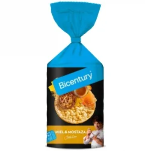 Tortitas de Maíz Sabor Miel y Mostaza Bicentury 123,5 G.