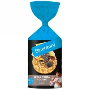 Tortitas de Maíz Sabor Setas, Trufas y Parmesano Bicentury 124 G.