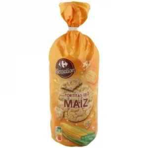 Tortitas de Maíz Sentation Carrefour 130 G.