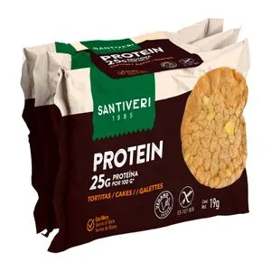 Tortitas de Proteína 3 X 19 Gr