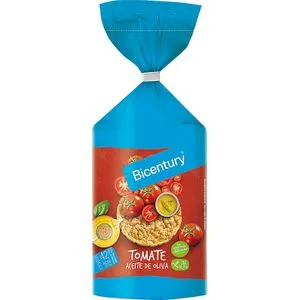 Tortitas Sabor Tomate Paquete 123,5 Gr
