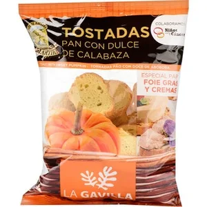 Tostadas de Pan Dulce con Calabaza Especiales para Foies y Cremas Martiko la Gavilla