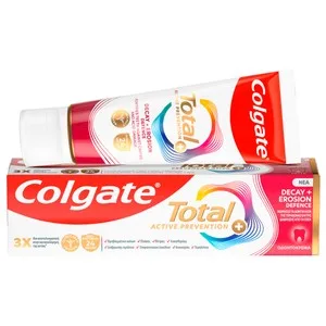Colgate Total Prevención Activa Crema de Dientes Antidesgaste y Anti Erosión 75 Ml.