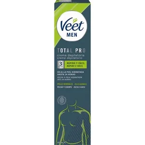 Total Pro Crema Depilatoria Masculina para Pecho y Cuerpo para Pieles Normales Veet MEN