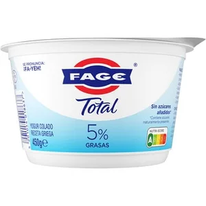 Total Yogur Griego Natural Colado 5% M.g. sin Azúcares Añadidos Fage