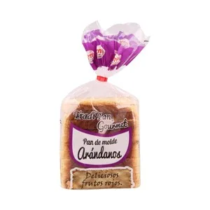 Gotri Tradi Pan Gourmet Pan de Molde con Arándanos 450 G.