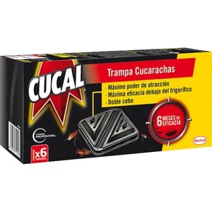 Trampa para Cucarachas Efecto Dominó Doble Cebo Cucal