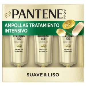 Tratamiento Intensivo Nutritivo en Ampollas Suave & Liso Pantene Pro-v Pack de 3 Unidades de 15 Ml.