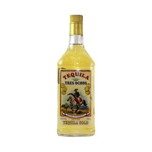 Tres Ochcos Tequila Gold Botella 70 Cl. 700 ML