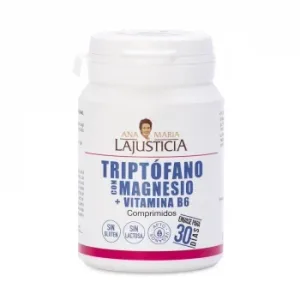 Triptófano con Magnesio + Vitamina B6 Ana María Lajusticia sin Gluten y sin Lactosa 60 Ud.