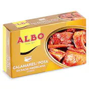 Trozos de Calamar en Salsa Americana Albo 72 G